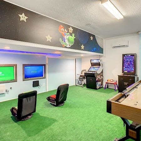 7 Bdr Family Themed Home With Mario Games Room And Free Pool Heat Orlando Exterior foto